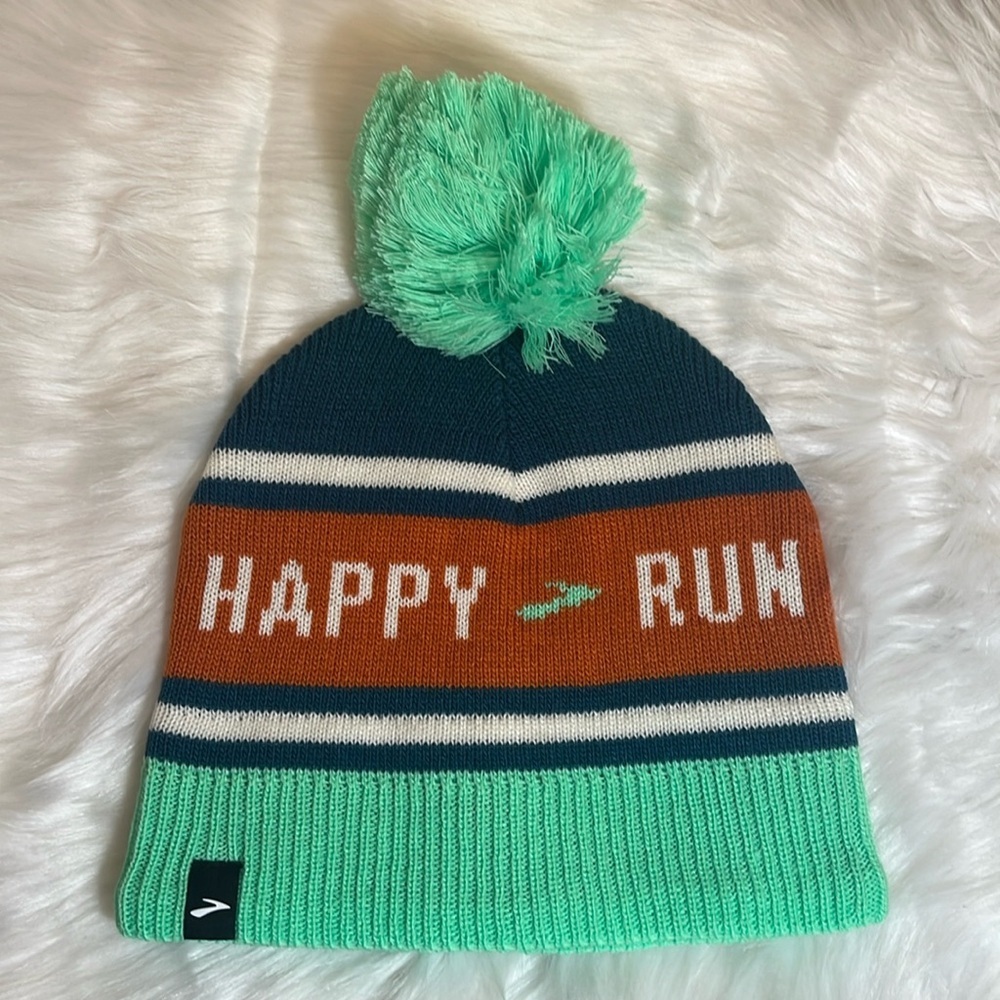 Brooks Knit Beanie Happy Run Hat